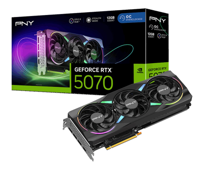 Karta graficzna NVIDIA PNY GeForce RTX 5070 ARGB OC 12GB GDDR7 DLSS5